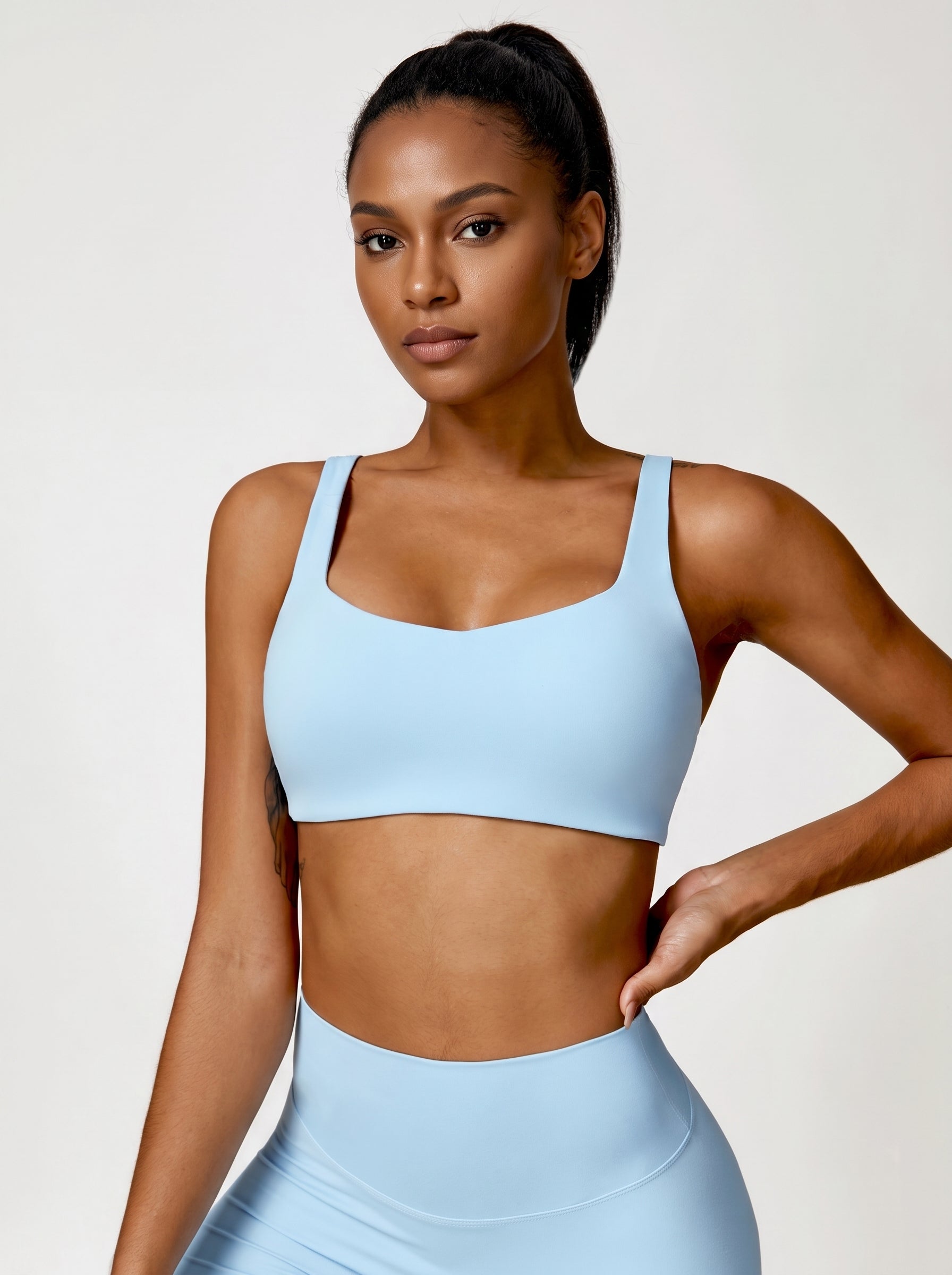 Sculpt Mavi Askılı Bra