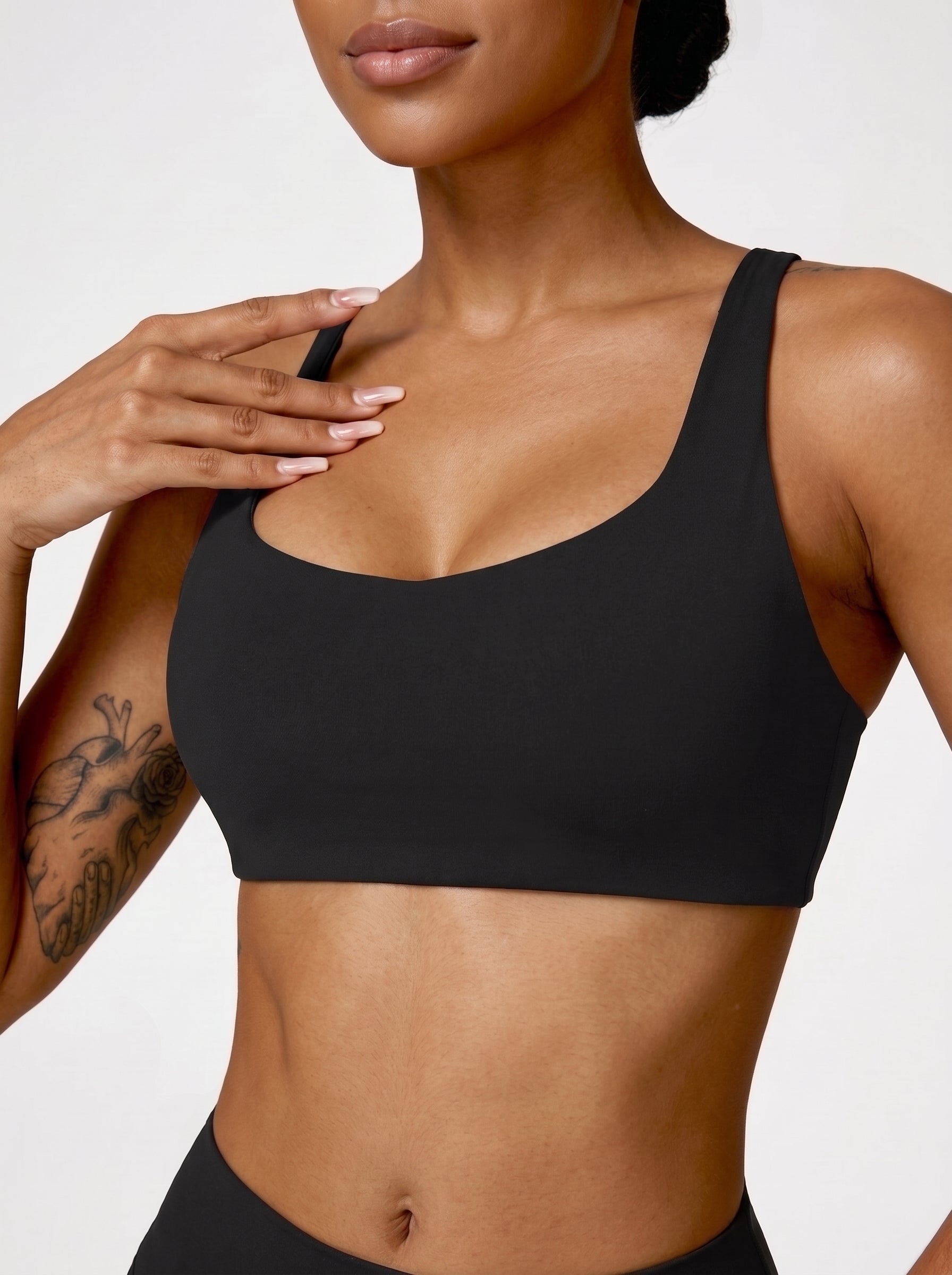 Sculpt Siyah Askılı Bra