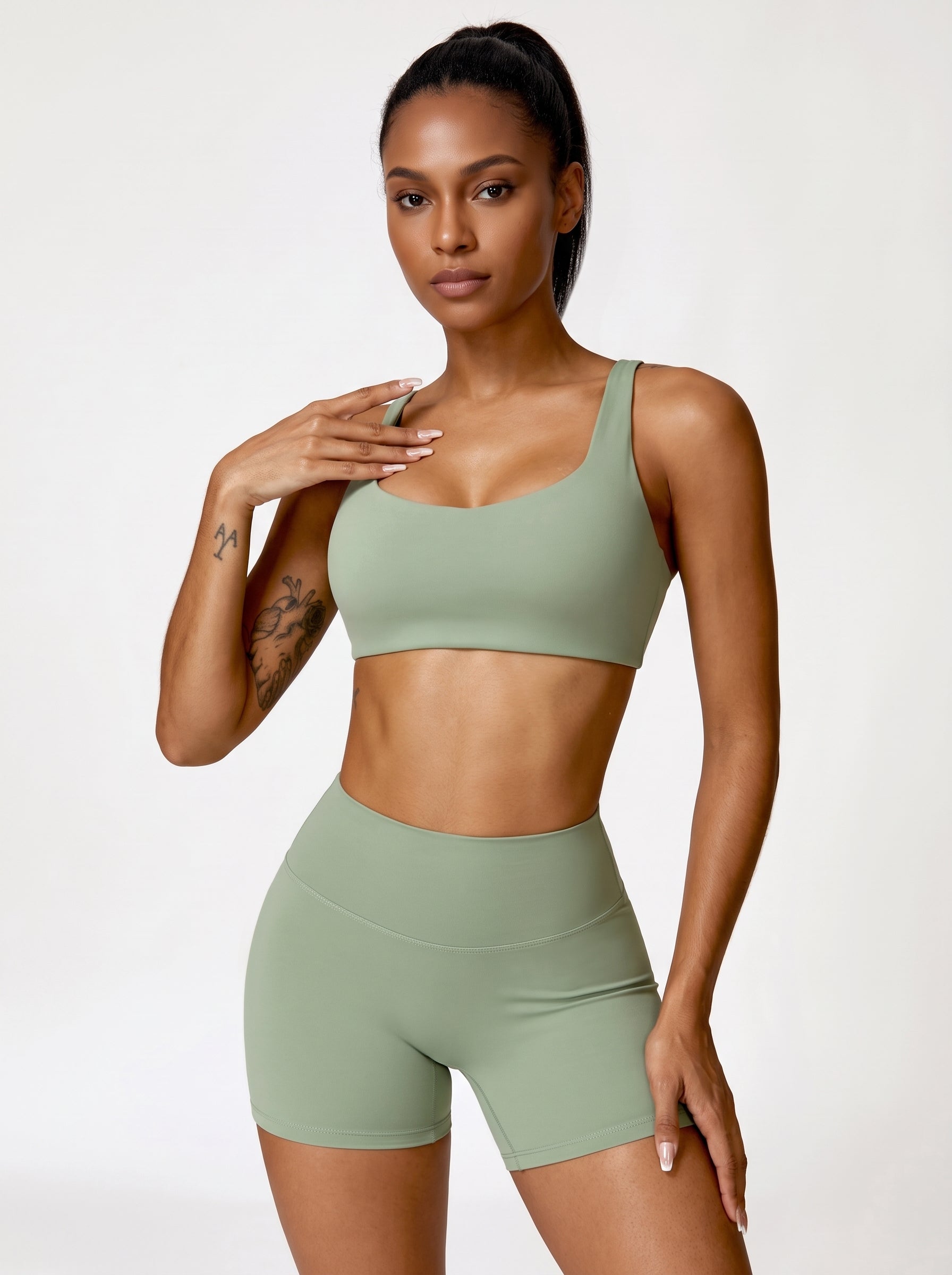 Sculpt Yeşil Askılı Bra