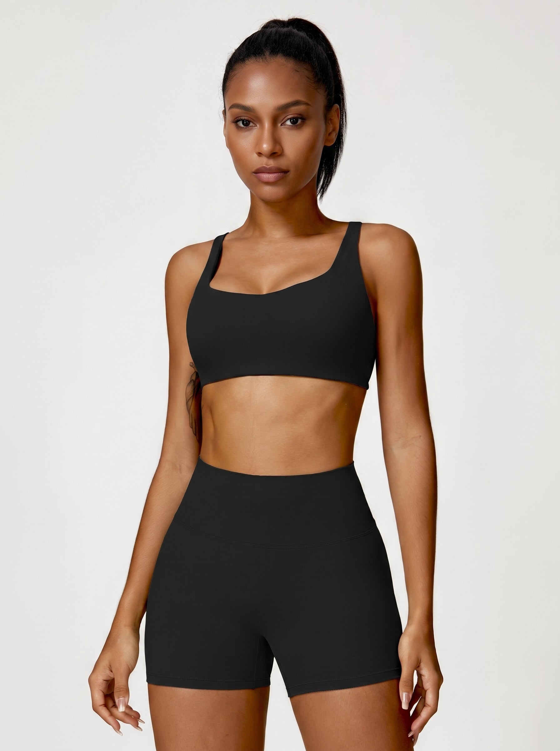 Sculpt Siyah Askılı Bra